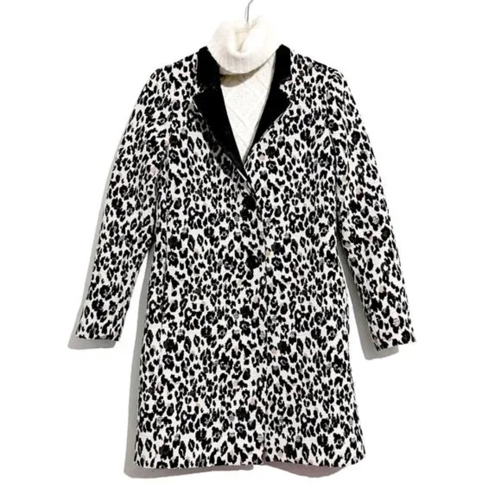 Waverly Grey Leopard Jacket - Size XS